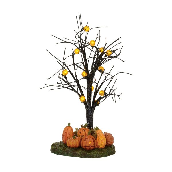 Lit Jack-O-Lantern Tree Online now