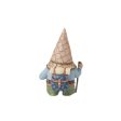 Hiker Gnome Figurine Cheap