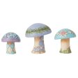 Mushrooms Set of 3 Figurines Cheap