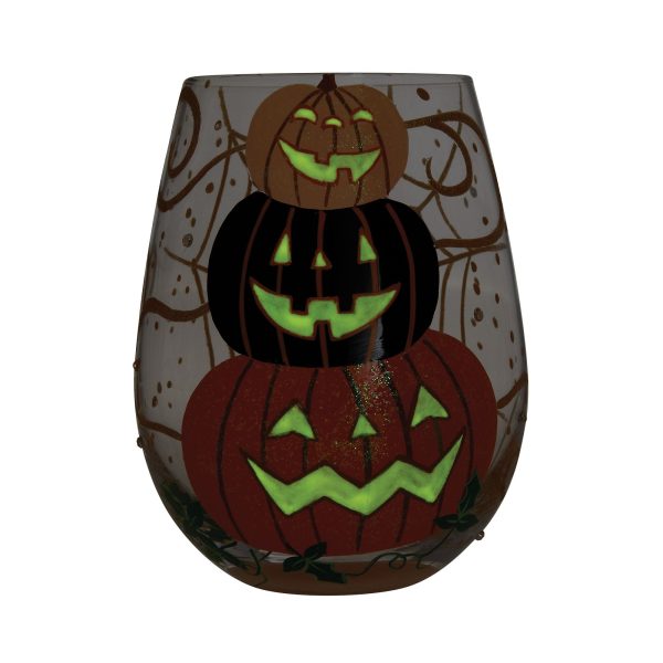 Hello Halloween Stemless Wine Hot on Sale