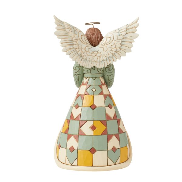 Angel with Sunflower Figurine For Sale