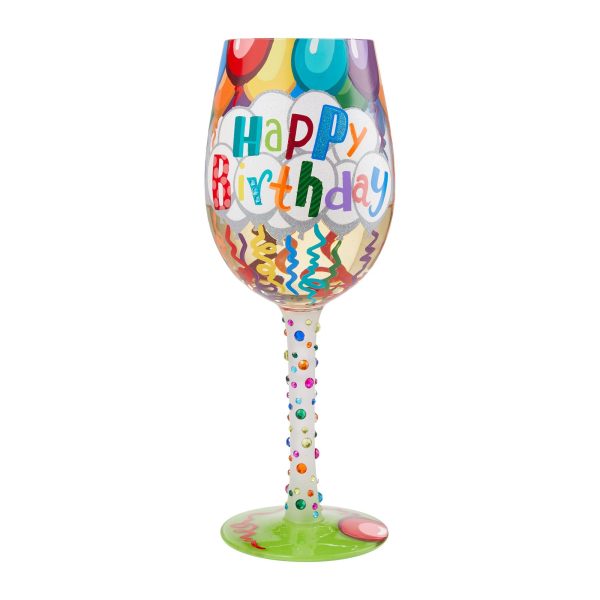 Wine Glass Birthday Streamers Sale