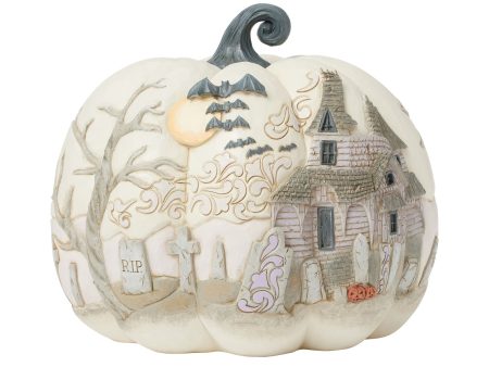 Pumpkin with Bats Flying Fig Discount