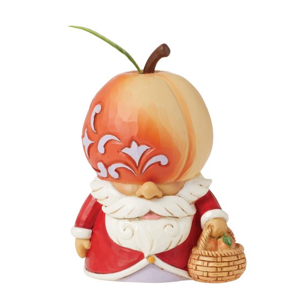 Peach Gnome Figurine For Cheap