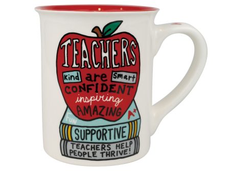 Teacher Apple 16 oz Mug For Cheap