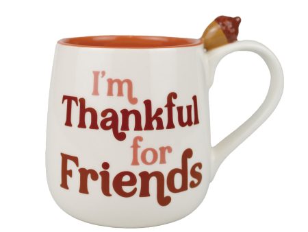 Thankful Friends Acorn Mug Online Hot Sale