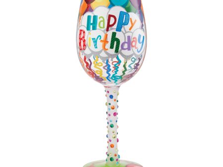 Wine Glass Birthday Streamers Sale