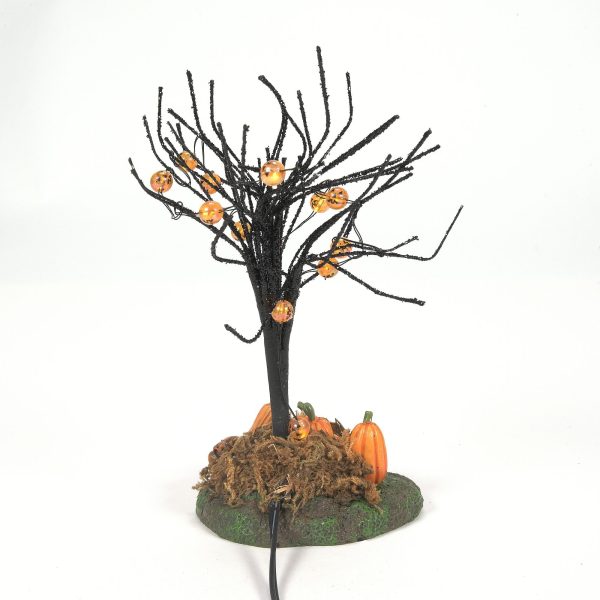 Lit Jack-O-Lantern Tree Online now