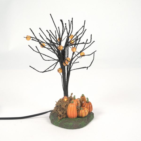 Lit Jack-O-Lantern Tree Online now