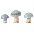 Mushrooms Set of 3 Figurines Cheap