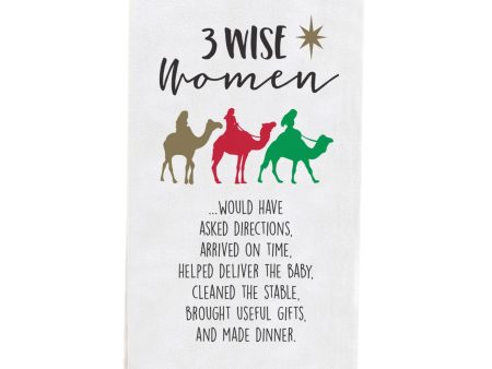 3 wise women tea towel Sale