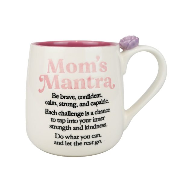 Mom Mantra Scullpted Mug 16 oz Discount