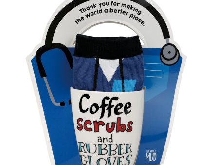 Scrubs Mug Sock Card  Set Sale