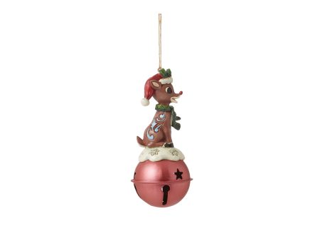 Rudolph Standing on Bell H O Supply