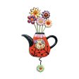 Flower-tea-ful Clock Hot on Sale