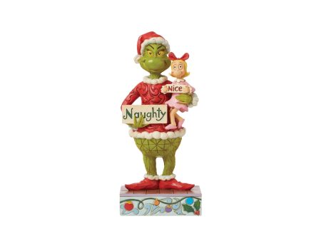 Grinch & Cindy Hold Sign Fig For Discount