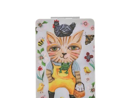 Country Cat Compact Mirror Fashion