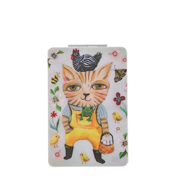 Country Cat Compact Mirror Fashion