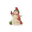 Snowman with Earmuffs Figurine Online