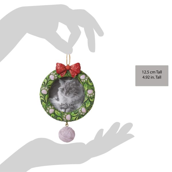 Cat Pet Wreath Frame Orn Hot on Sale