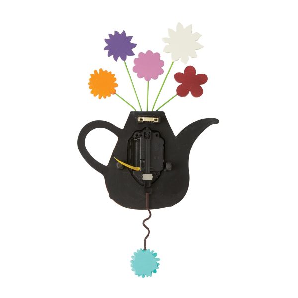 Flower-tea-ful Clock Hot on Sale