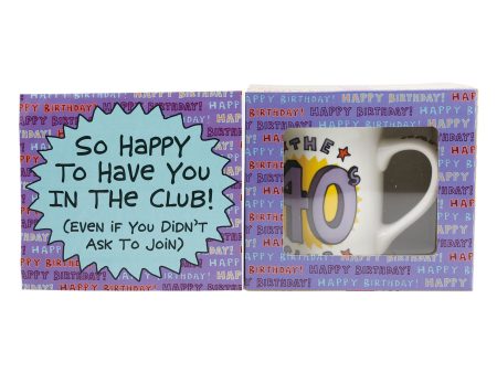 40th Birthday Club Mug Gift on Sale