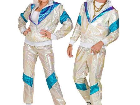 80er Jahre Trainingsanzug holographic Unisex Hot on Sale