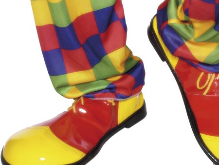 Pippo Jumbo Clown Schuhe rot-gelb Fashion