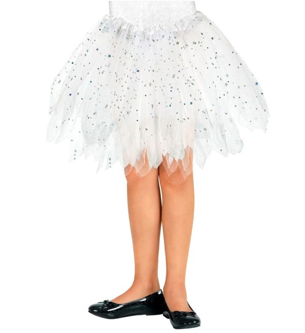 Glitzer Tutu für Mädchen weiß Online now