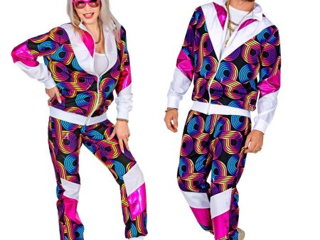 80er Jahre Trainingsanzug Discotime Unisex Cheap