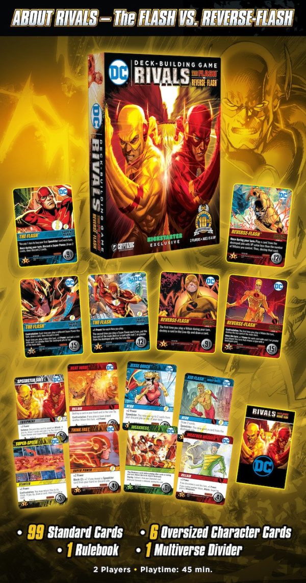 DC Deck-Building Game: Rivals – The Flash vs Reverse-Flash (Kickstarter Edition) on Sale