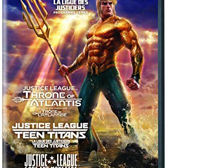 JUSTICE LEAGUE (ANIMATED) - DVD-TRIPLE FEATURE: THRONE OF ATLANTIS T For Cheap