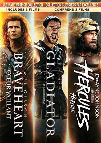 ULTIMATE WARRIOR COLLECTION - DVD-BRAVEHEART GLADIATOR HERCULES Cheap