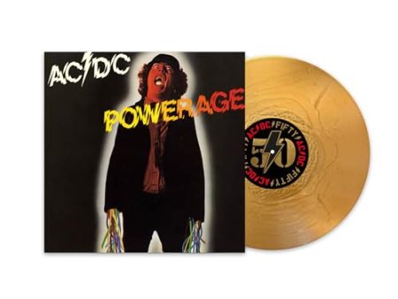 AC DC - POWERAGE (50TH ANNIVERSARY GOLD COLOR VINYL) Online now