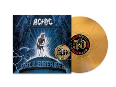 AC DC - BALLBREAKER (50TH ANNIVERSARY GOLD COLOR VINYL) Online Hot Sale