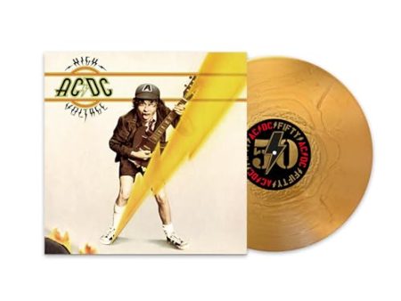 AC DC - HIGH VOLTAGE (50TH ANNIVERSARY GOLD COLOR VINYL) Online now