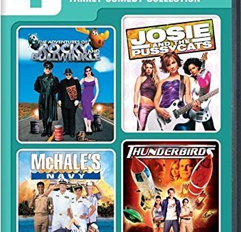 ADVENTURES OF ROCKY & BULLWINKLE JOSIE & - DVD-4 MOVIE MARATHON-FAMILY COMEDY COLLE on Sale