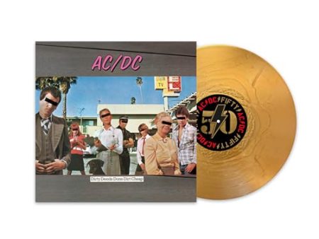 AC DC - DIRTY DEEDS DONE DIRT CHEAP (50TH ANNIVERSARY GOLD COLOR VINYL) For Discount