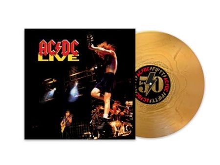 AC DC - LIVE (50TH ANNIVERSARY GOLD COLOR VINYL) Online Sale