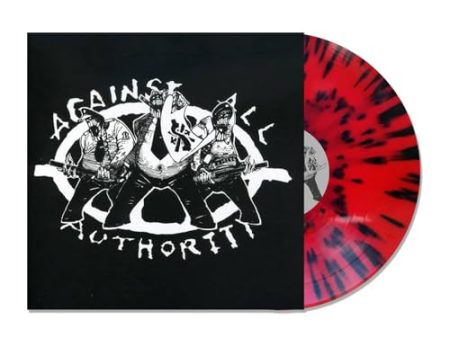 AGAINST ALL AUTHORITY - 24 HOUR ROADSIDE RESISTANCE - RED W  BLACK SPLATTER Online now