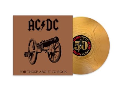 AC DC - FOR THOSE ABOUT TO ROCK (WE SALUTE YOU) (50TH ANNIVERSARY GOLD COLOR VINYL) Fashion